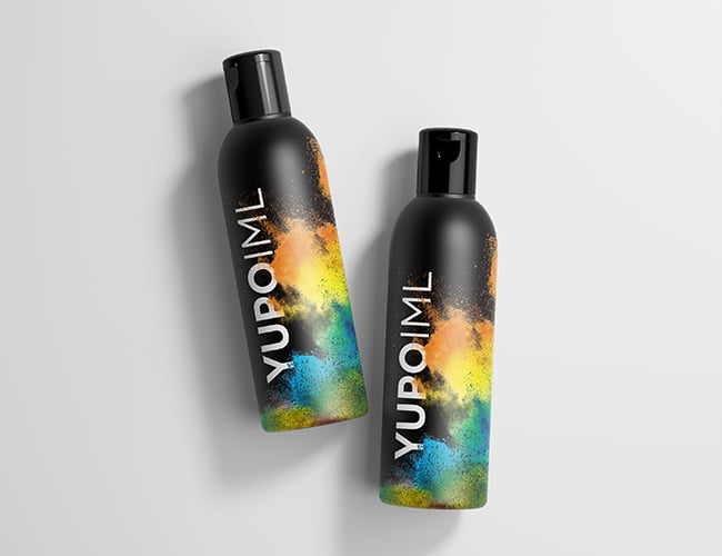 YUPO Application Example YUPO IML | cosmetics bottles