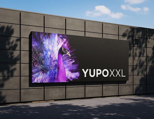 YUPO Application Example YUPOXXL | large outdoor poster